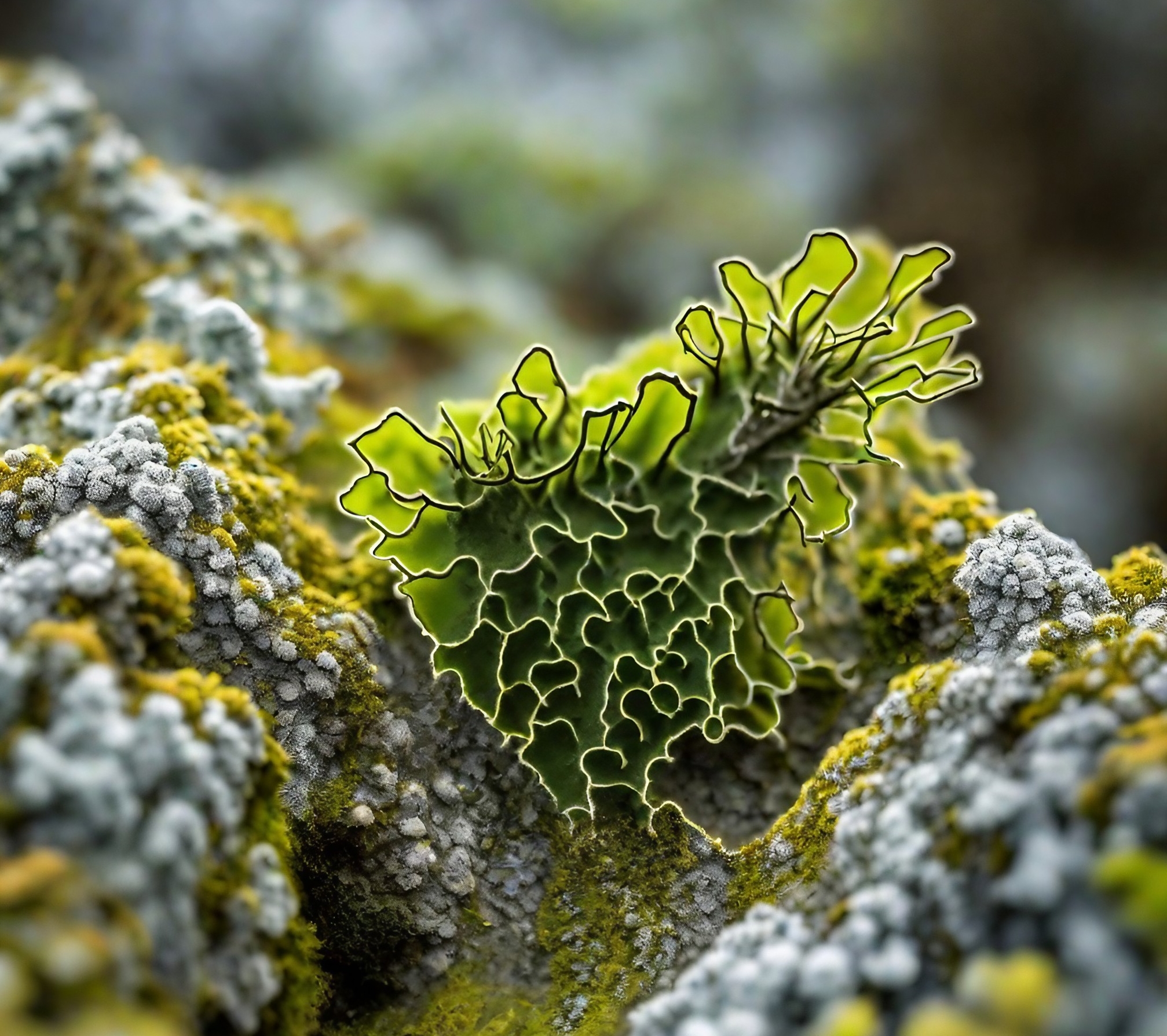AI generated image of lichen provided by Alex Murdin